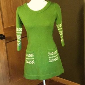 Knit Sweater Dress ~ Solemio Small